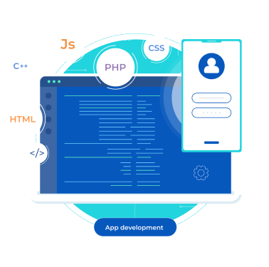 Programming and technology illustration